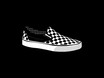 Vans illustration shoes