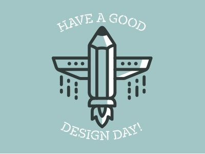 Have a good design day guys! astronaut design icon invitation lander line lineart pencil spaceship