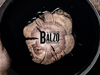 Wood print Il Balzo
