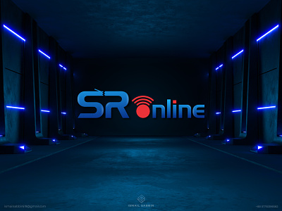 SR Online logo design