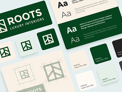 Minimal Brand Identity for Roots