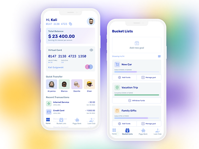 Savings/Investment Platform Mobile UI Design