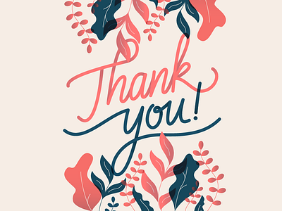 Thank you letter by Adam Navarro on Dribbble