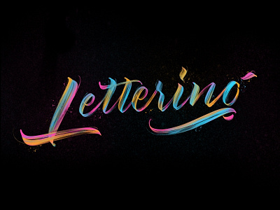 Lettering brush calligraphy design graphic handmade illustration lettering logo procreateapp typography ui