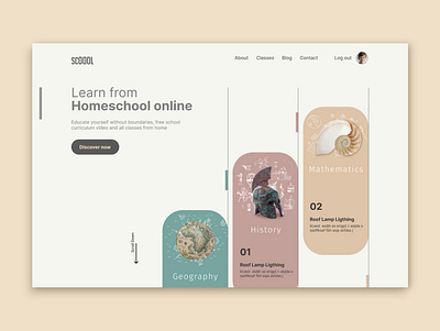 #3 Landing Page 3 landing page challenge dailyui debut design figma georgia illustration logo ui ux uxui