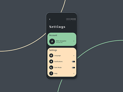 7. Settings branding challenge dailyui design figma ui ux