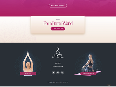 YOGA Website design