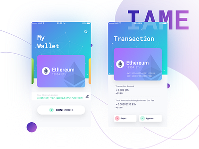 IAME wallet bitcoin crypto cryptocurrency ethereum iame iameidentity wallet