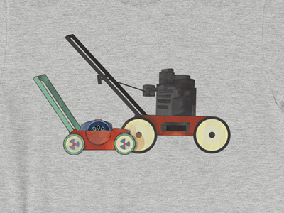 Two Lawnmowers Shirt dad threads father son two lawnmowers