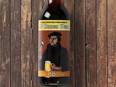 95 Reasons Weiss 500 95 reasons weiss 95 theses beer martin luther reformation