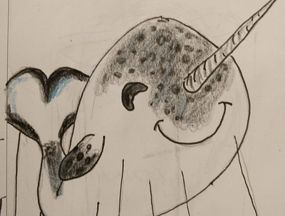 Narwhal Float float illustration parade sketch thanksgiving