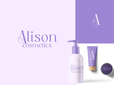 Daily Logo Challenge #1 : Alison Cosmetics alison beauty branding cosmetics daily logo challenge design graphic design logo