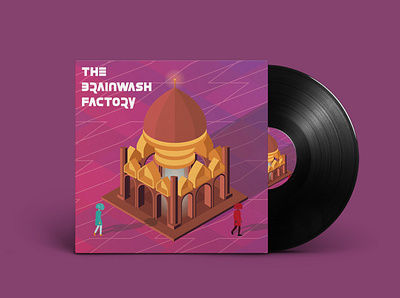 The Brainwash Factory - Album Cover Illustration adobe illustrator branding digital illustration graphic design