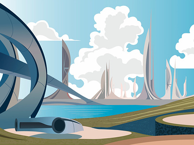 TomorrowLand - Digital Illustration adobe illustrator design digital illustration graphic design illustration