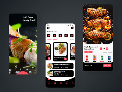 Food App app application design e commerce food food app foodie restuarent ui