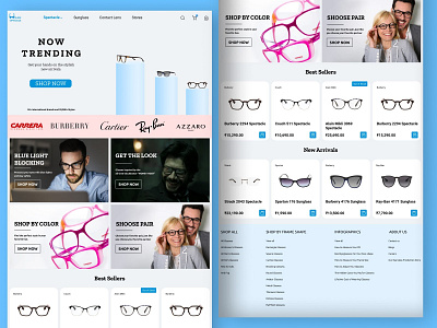 Optical E-Commerce Site best sites buy or sale design e commerce e commerce website mirror opticals shop now specs top sites trending ui website