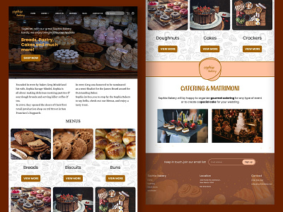 Sophia Bakery application bakery breads buns design e commerce pages shopping sites shopping website sites sophia template ui website