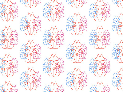 Fun With Cats Pattern cats illustrator illustrator pattern pattern
