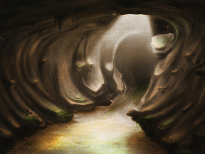 Cave Digital Painting