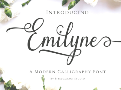 [ 𝐍𝐞𝐰 𝐅𝐫𝐞𝐞 𝐅𝐨𝐧𝐭 ]: Emilyne Trending Fonts craft design font free font free item handlettering hozomarket scripfont