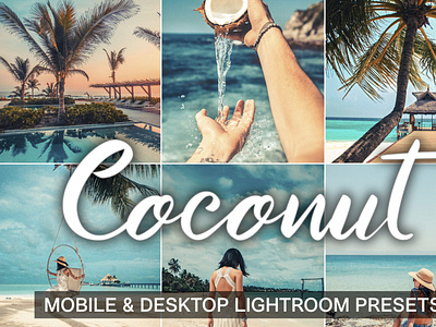 [ 𝐍𝐞𝐰 𝐅𝐫𝐞𝐞 𝐏𝐫𝐞𝐬𝐞𝐭 ] COCONUT blogger presets craft design hozomarket lightroom mobile lightroom presets lightroompreset preset