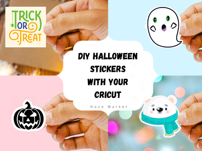 New Blog DIY Halloween Stickers blog craft design diy sticker halloween hozomarket new blog