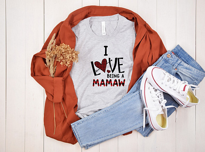 🤩I love being a Mamaw 🤩 craft design design hozomarket illustration jpg mothers day png svg