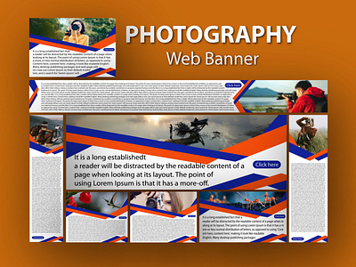 Photography Web Banner Design branding design designer graphic design graphicedesigner illustration webbanner webbannerdesign