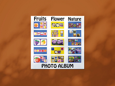 Photo Album Design album albumdesign branding design designer graphic design graphicedesigner illustration photoalbum vector
