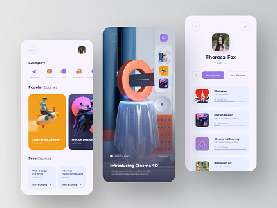 Courses App Concept