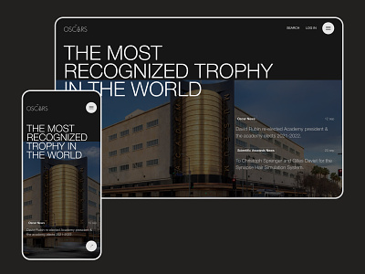 OSCAR CNPT branding design minimal typography ui ux web website