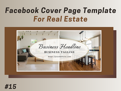 Real Estate Facebook Cover Page Template #15