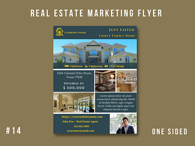 Real Estate Marketing Flyer Template #14 branding