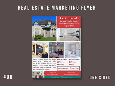 Real Estate Marketing Flyer Template #06