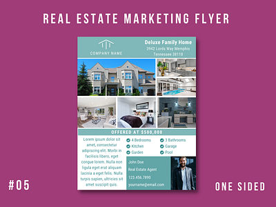 Real Estate Marketing Flyer Template #05 branding