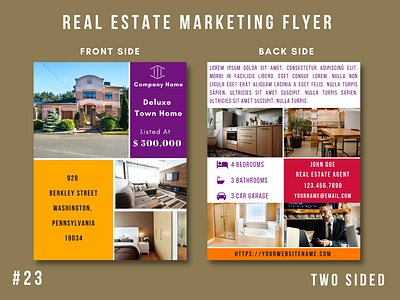 Real Estate Marketing Flyer Template #23