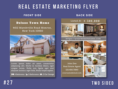 Real Estate Marketing Flyer Template #27