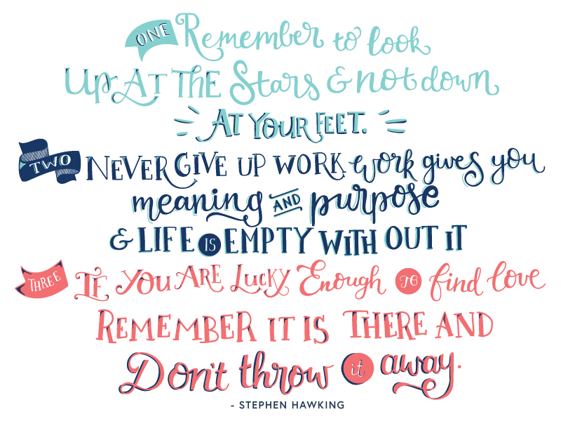 Quote Poster 1 by Althea Solomons on Dribbble