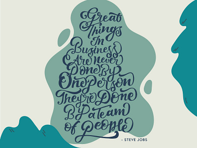 Quote Poster 3 calligraphy flat hand drawn illustration quote typography vector