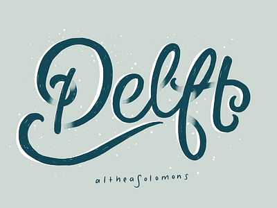 Local is Lekker: Delft, Cape Town bontehewel calligraphy cape flats cape town city typography flat flat illustration hand drawn illustration local is lekker quote southafrica typography vector