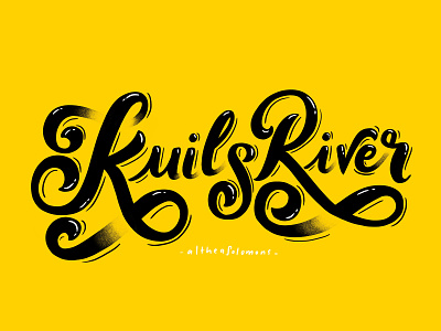 Local is Lekker: Kuils River, Cape Town calligraphy cape flats cape town city typography flat flat illustration hand drawn illustration local is lekker quote southafrica typography vector