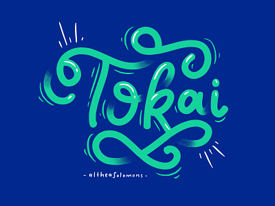 Local is Lekker: Tokai, Cape Town calligraphy cape flats cape town city typography flat flat illustration hand drawn illustration local is lekker quote southafrica typography vector