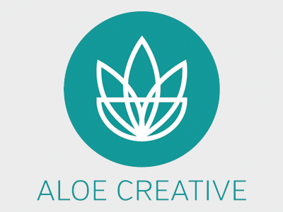 Aloe Creative aloe aloe creative branding logo mark