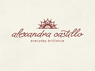 Alex Castillo Photographer Logo henna logo photographer sun