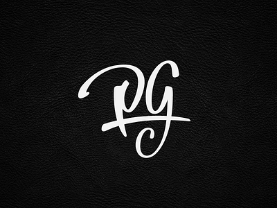 PG shortcut brand calligraphy clothing creating handlettering logo logotype monogram shortcut typography