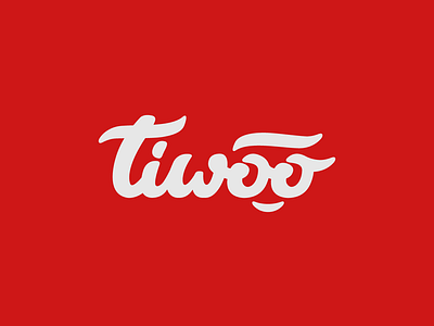 Tiwoo brand calligraphy corporate identity creating graphic design handlettering logo logotype typography