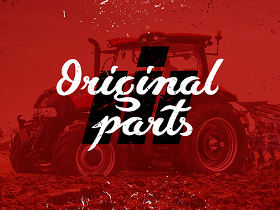 Original parts agriculture calligraphy case ih freehand handlettering handmade original tractor typo typography