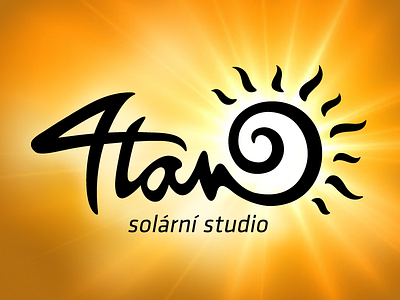 4tan handlettering lettering logo logotype solar studio sun tan typo typography