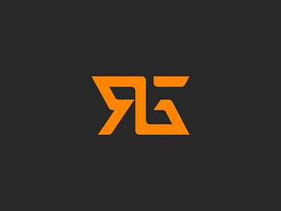 RG Monogram brand icon identity logo logodesign monogram orange rg simple symbol