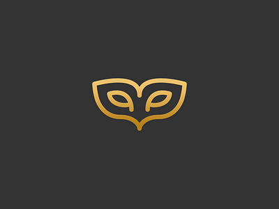 Masquerade brand icon identity logo logodesign mask masquerade monogram simple symbol theater
